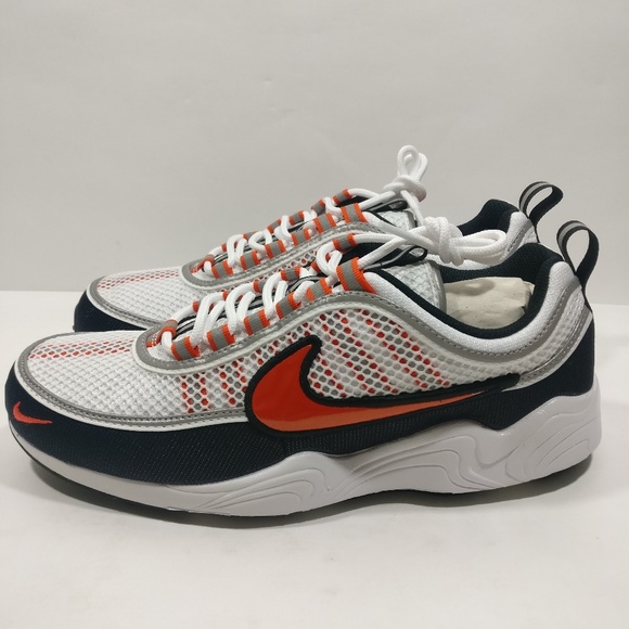 Nike Air Zoom Spiridon White Orange Black Shoes - Picture 5 of 8